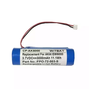 Új akkumulátort az AKAI EWI 5000,FPO-72-003-S
