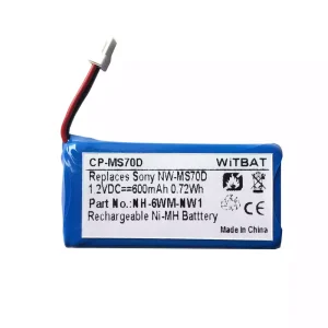 Új akkumulátort az SONY Walkman NW-MS70D,NW-MS90D,NH-6WM-NW1