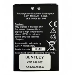 Új akkumulátort az BENTLEY 56426 801 099,4W0.098.507