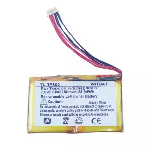 Új akkumulátort az Topdon ArtiDiag800BT,PC944755-2S1P